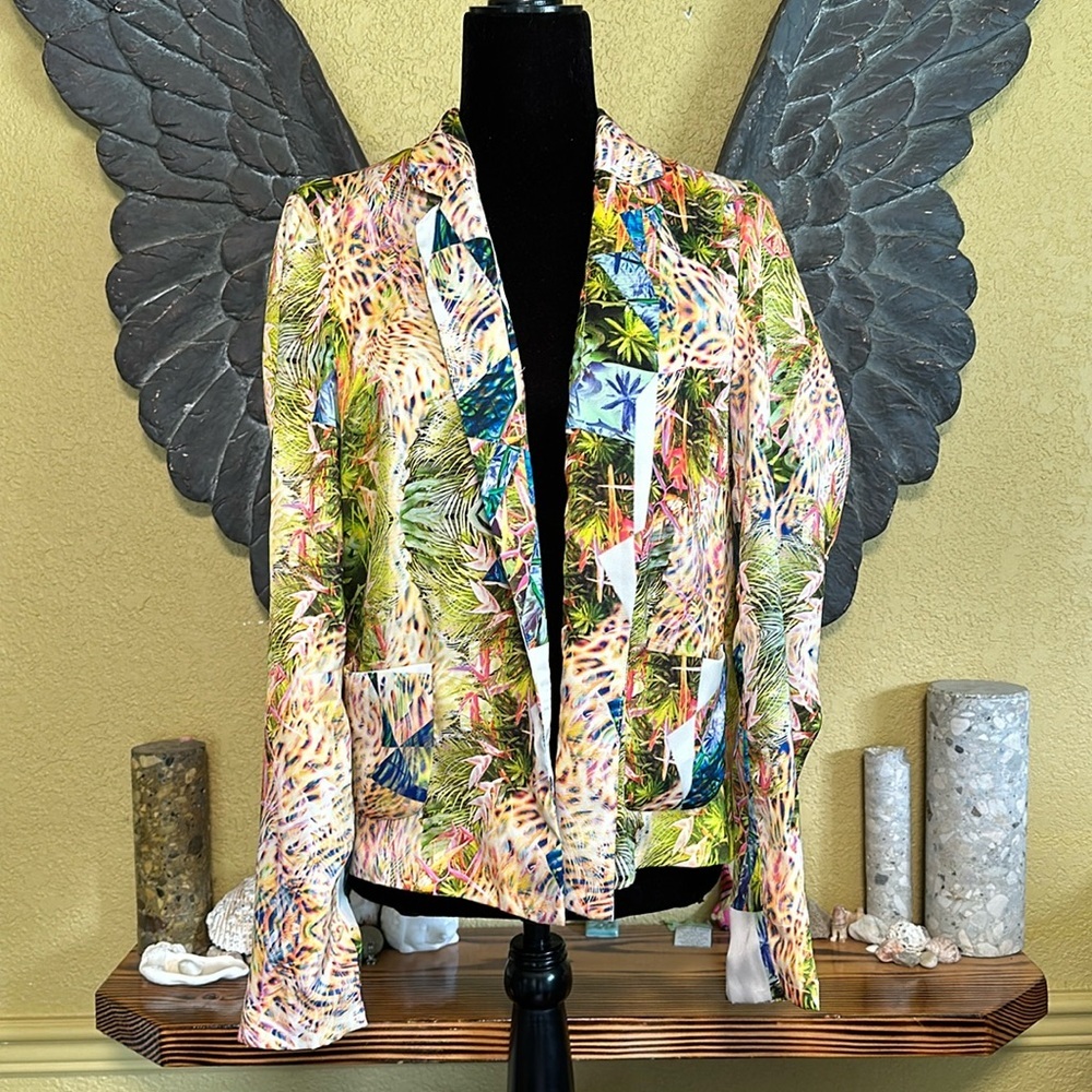 River Island Floral Blazer Suit Jacket